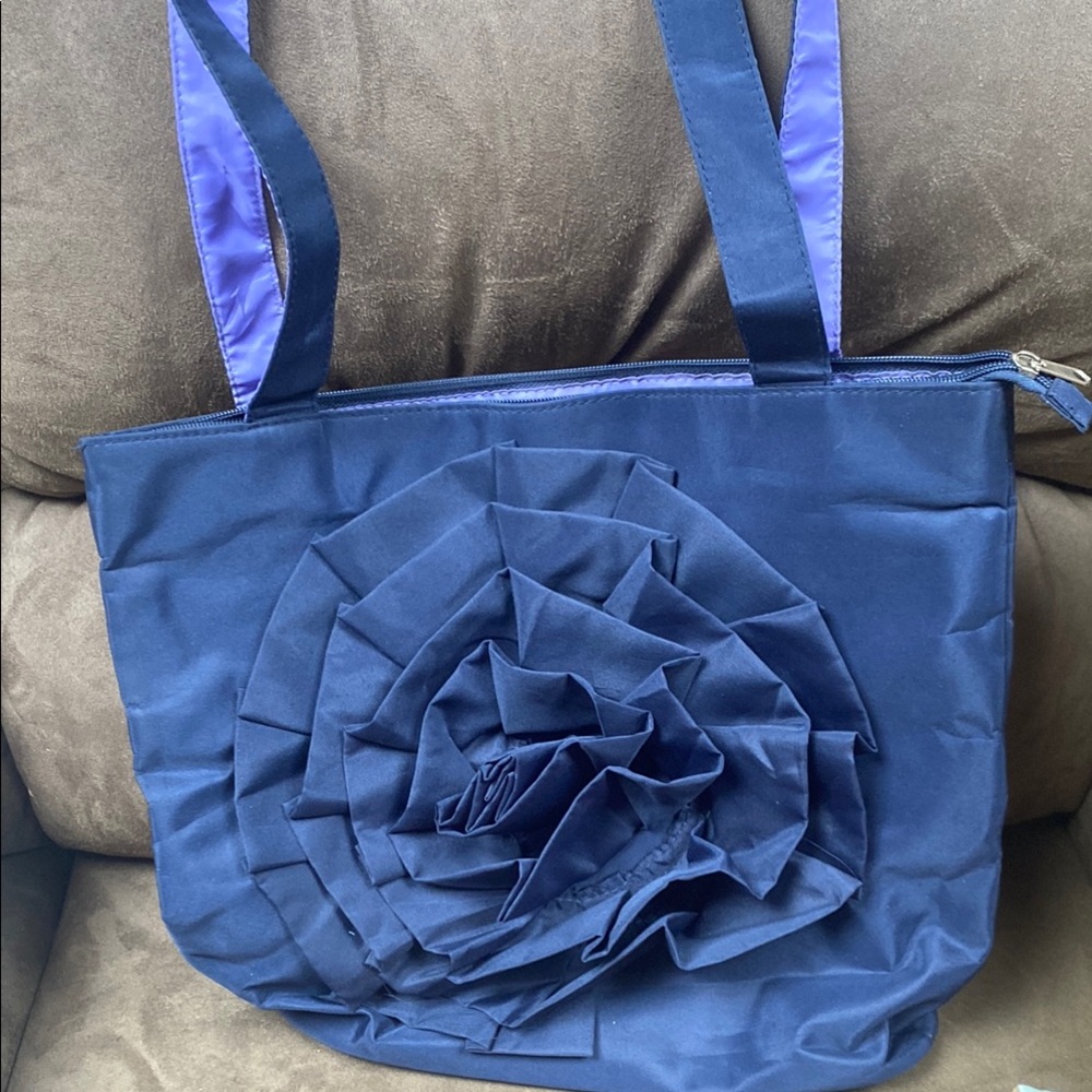 Elegant Blue Tote Bag
